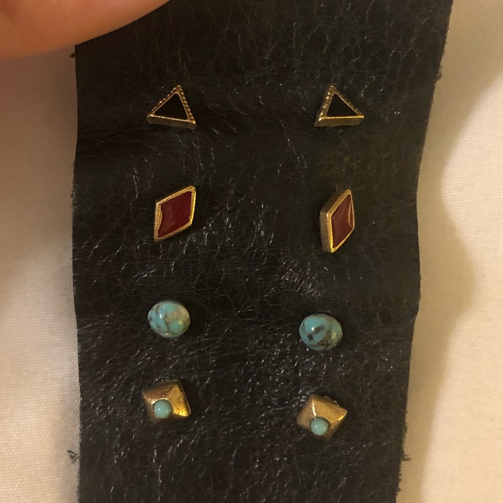 Urban Outfitters 4 Pair Stud Earrings